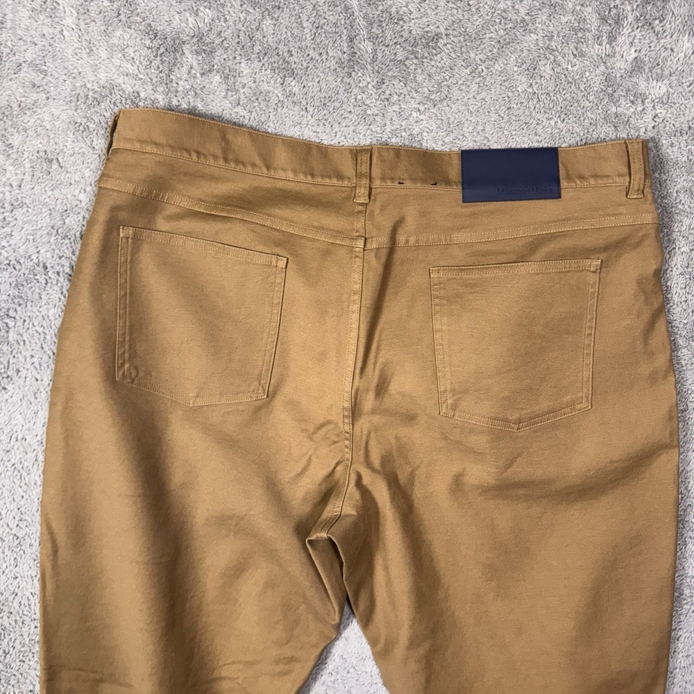 Mizzen + Main Pants Mens 38x31 Mayfield 5 Pocket Mocha Brushed Twill $168 - Picture 15 of 16